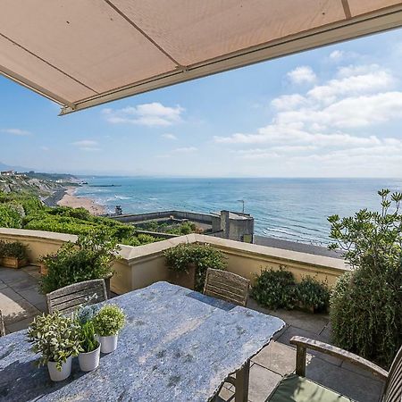 Апартаменты Ametsa, Luxury Flat, Terrace And Wonderful Seaview, In Биарриц Экстерьер фото