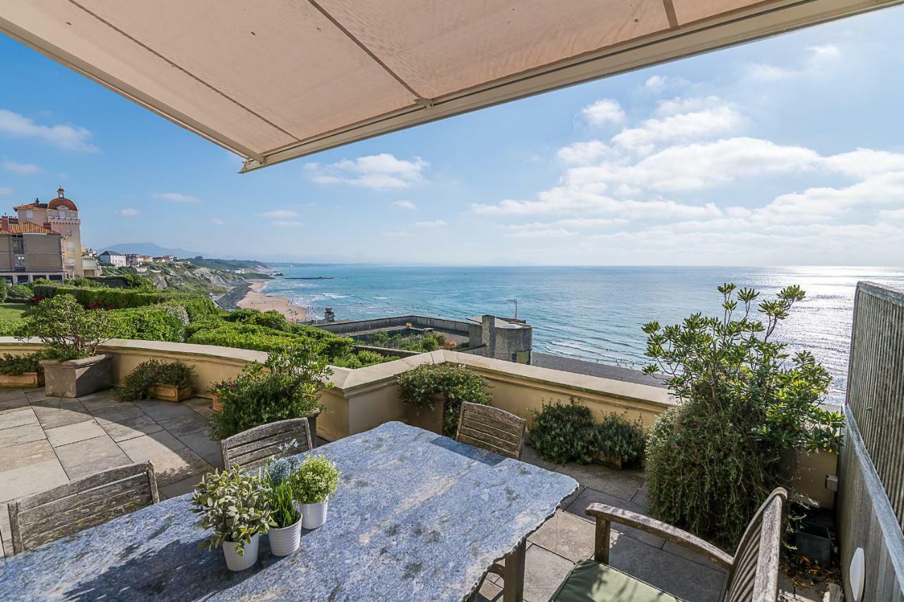 Апартаменты Ametsa, Luxury Flat, Terrace And Wonderful Seaview, In Биарриц Экстерьер фото