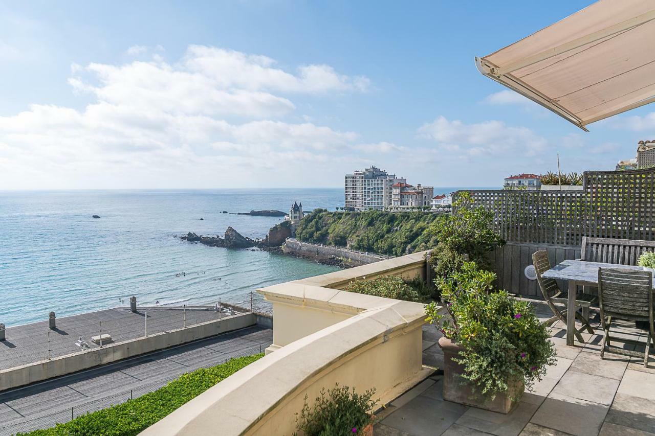 Апартаменты Ametsa, Luxury Flat, Terrace And Wonderful Seaview, In Биарриц Экстерьер фото